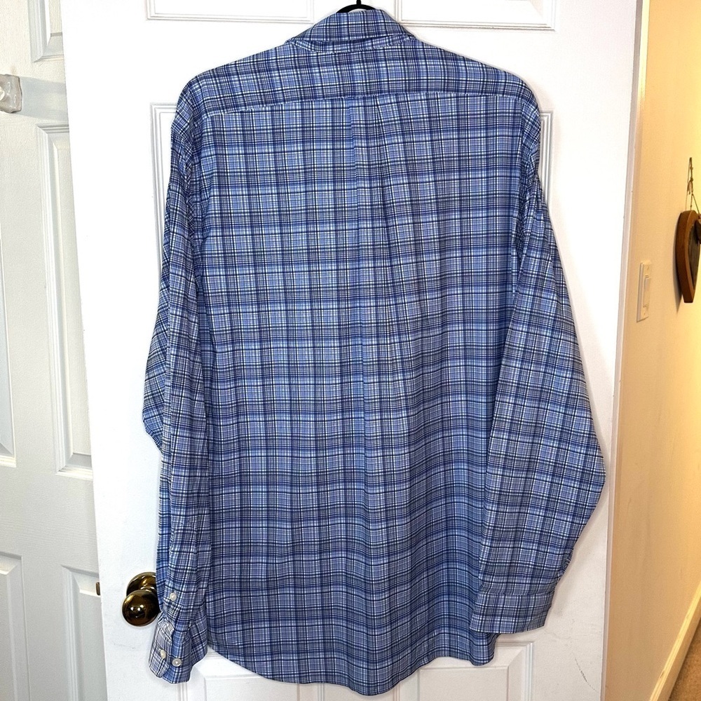 NWT Ralph Lauren XXL Performance Check Preppy Button Down Dress Shirt Stretch - Picture 13 of 14